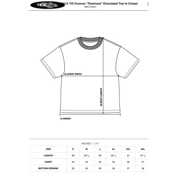 Darc‎ Sport Wolves Club 2015 Till Forever Premium Oversized Tee Large - Picture 4 of 5